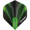 Letky na šípky Winmau Prism Alpha zelené 3ks (Kvalitné letky sada 3ks)