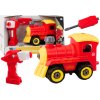 Lean Toys RC Lokomotíva s náradím červená