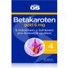 GS Betakaroten gold 6 mg kapsuly pre podporu opálenia 30 cps