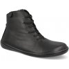 Barefoot dámske členkové topánky KTR - Timoti black čierne