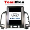TomiMax Hyundai Santa Fe TESLA style Android 14 autorádio s WIFI, GPS, USB, BT HW výbava: 8 Core 4GB+64GB PX HIGH