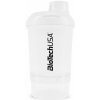 Šejker BioTech USA Wave+ Nano 300 ml + 150 ml White