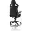 KRESLO NOBLECHAIRS EPIC, ČIERNA, ČERVENÝ LEM (NBL-PU-RED-002)