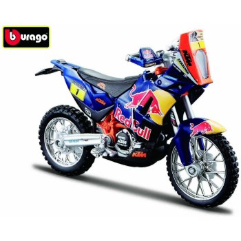 Bburago černá Bull KTM 450 Rally Dakar 1:18