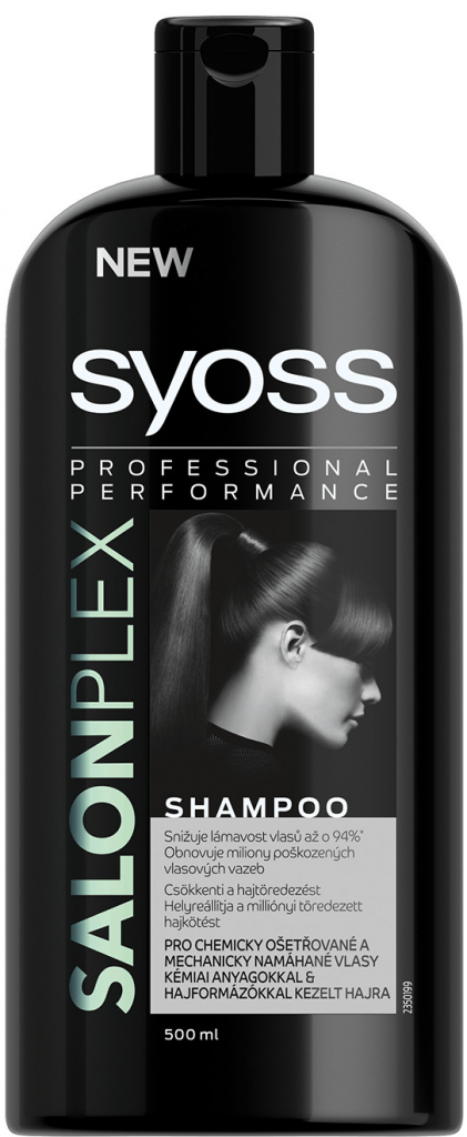 Syoss Salonplex Shampoo pre namáhavé a poškodené vlasy 440 ml