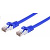 C-TECH CB-PP6F-05B patch, Cat6, FTP, 0,5m, modrý