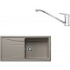 SET218 - Gránitový drez Blanco Sona XL 6 S tartufo + Kuchynská batéria Rosan King JA381001 chróm