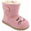 Čižmy s kožušinkou BEFADO ESKIMO 169P044 - ružová-v ext. sklade