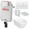 Alcadrain Sada modul na stenu, Geberit WC, sedadlo a tlačidlá M370, biela KAE103