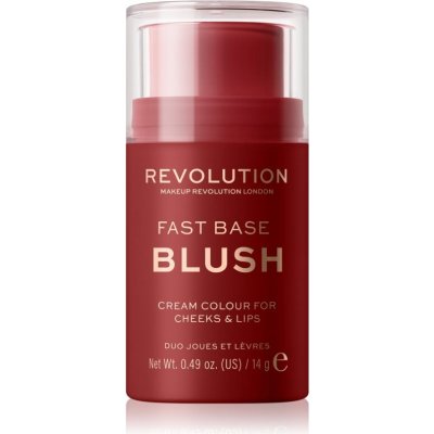 Makeup Revolution Fast Base tónovací balzam na pery a líca Spice 14 g