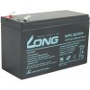 LONG batéria 12V 8,5 Ah F2 HighRate LongLife 9 rokov (WPL1235W) PBLO-12V008,5-F2AHL