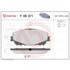 Sada brzdových platničiek, vždy 4 kusy v sade BREMBO P 68 071 (P68071)