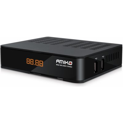 AMIKO Mini 4K UHD Combo - DVB-S2/T2/C přijímač