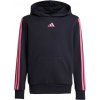 Detská mikina adidas, ESSENTIALS 3- STRIPES čierna,ružová 164