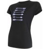 Tričko Sensor Merino Active PT Arrows - Dámske kr. rukáv Black L
