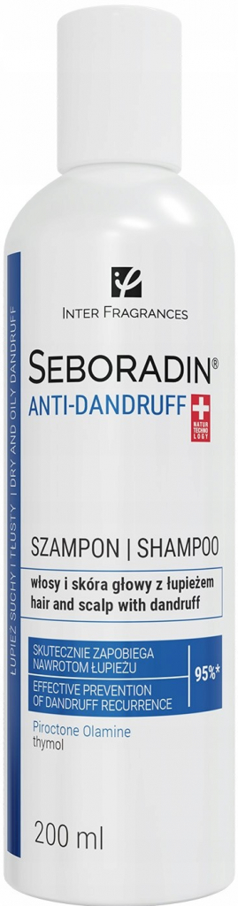 Seboradin Anti-Dandruff šampón proti lupinám 200 ml