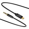 Baseus CAM01-01 USB type C M - Jack 3,5 mm M, 1,2m, černý