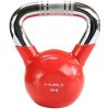 Kettlebell s chromovaným úchopem HMS KTC 8 kg červený