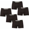 5PACK pánske boxerky Nedeto čierne (5NDTB001-brand) XL 120 dní na výmenu alebo vrátenie tovaru!