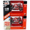 Maisto Ducati Set 2x Desmosedici Gp23 Team Lenovo N 1 World Champion Motogp Season 2023 Francesco Bagnaia + N 23 Motogp Season 2023 Enea Bastianini 1:18 Red