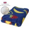 DRYBED Premium Vet Bed Ovocie námornícky modrý 100 x 75 cm