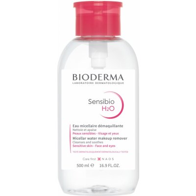 Bioderma Sensibio H2O micelárna voda pre citlivú pleť s pumpou 1x500 ml 500 ml