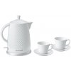 | Concept RK0040 - rýchlovarná kanvica 1,5 l 1500W/230V biela/keramika + 2x šálky s podšálkami | rk0040