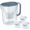 BRITA Filtračná kanvica Brita Style Essential 2,4 l, 3 vložky, sivá