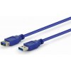 OEM Kabel USB A-A 3m USB 3.0 prodlužovací, modrý CCP-USB3-AMAF-10 Gembird