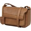 Burkely Casual Cayla koňaková dámska kožená mini taška cez rameno 19 x 12 cm