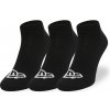 NEW ERA ponožky Flag Sneaker 3Pack Blk BLK vel. 39-42