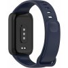 eses Silikónový remienok s rámčekom pre Xiaomi Smart Band 9 Active - Modrý