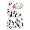 PartyDeco Fóliový balón číslo 5 zebra