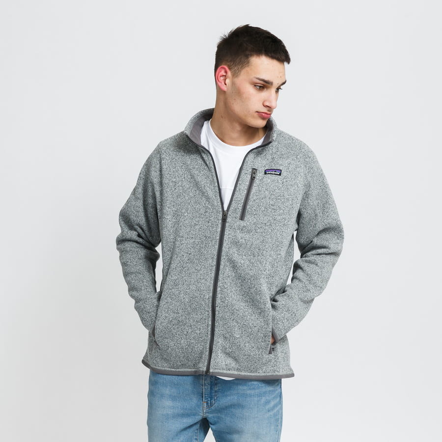 Patagonia M\'s Better sweater jacket šedá