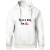 Trust me I´m Bc. / Ver mi som Bc. - Oversized mikina dámská Moon - kratšia + širšia - M ( Biela )