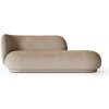 Ferm Living Leňoška Rico Divan Left Faded Velvet – piesková