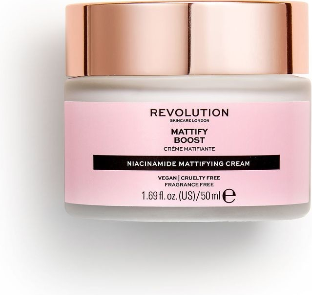 Makeup Revolution Skincare Niacinamide Mattify Boost denný krém 50 ml