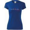 Moje srdce bije pre Bowling - Dámske Fantasy športové (dresovina) - XS ( Kráľovská modrá )