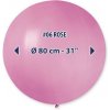 Svet balonku Guľatý pastelový balónik 80 cm ružový