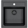 Alveus ATROX 20 BLACK EDITION 1148161 - Drez Granitový 470x500mm, vanička 390x340x195mm