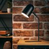 Brilliant Stolová lampa Tong, čierna, výška 38 cm, kov - 92717/06
