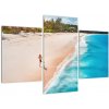 Obraz piesočné pláže - obrazy do bytu (Obraz 90x60cm)
