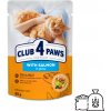 CLUB 4 PAWS Premium S lososom v omáčke 85 g