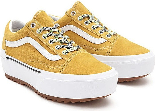 Vans Old Skool Stacked Multi Lace/Golden Yellow/True White