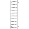 Mexen, kúpeľňový radiátor Mexen Bolt 1200 x 400 mm, 220 W, chróm - W126-1200-400-00-01