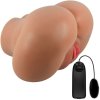 Crazy bull - luna vibrator butt with realistic vagina and anus flesh control remoto