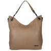 AMY dámska koženková kabelka taupe