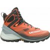 Dámska outdoorová obuv Merrell, W ROGUE HIKER MID GTX oranžová,čierna,biela, 37.5 EU