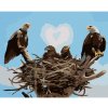 Diamondi Diamantové maľovanie - ORLIE HNIEZDO (D. RUSTY RUST) Rámovanie: bez rámu a bez vypnutia plátna, Rozmer: 40x50 cm