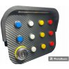 Button Box simulátor Euro Truck + zapaľovač ETS ATS Podsvietený panel Carbon
